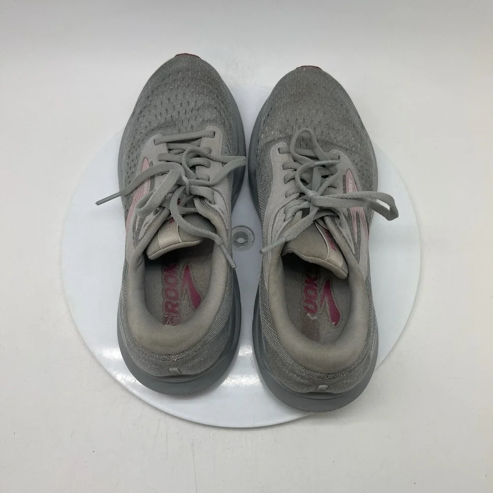 Brooks Sneakers 7.5 Womens Adrenaline GTS 24 1204261B019 Gray Running Gym Shoes